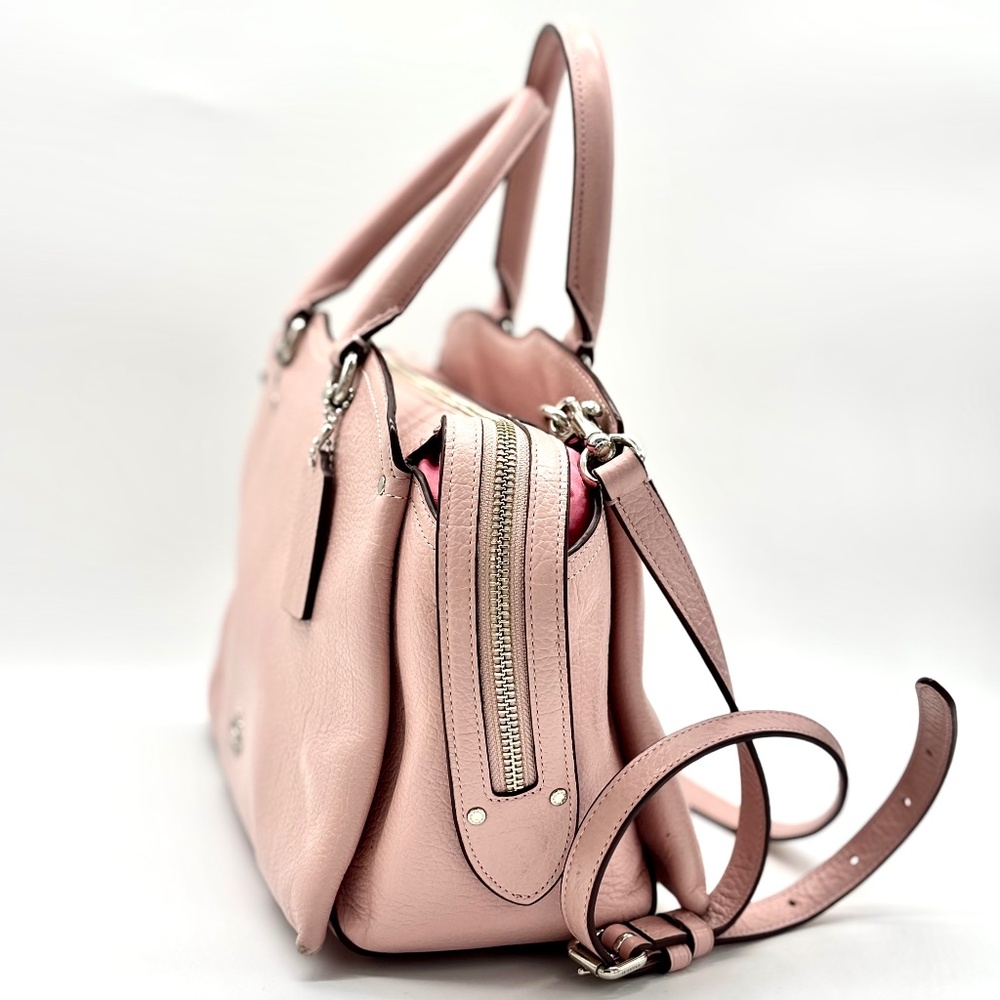 Coach Drew Satchel in Blossom Pink - Picture 2 of 14